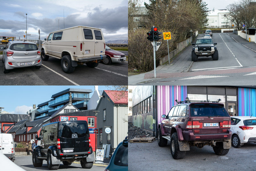 Big trucks in Iceland