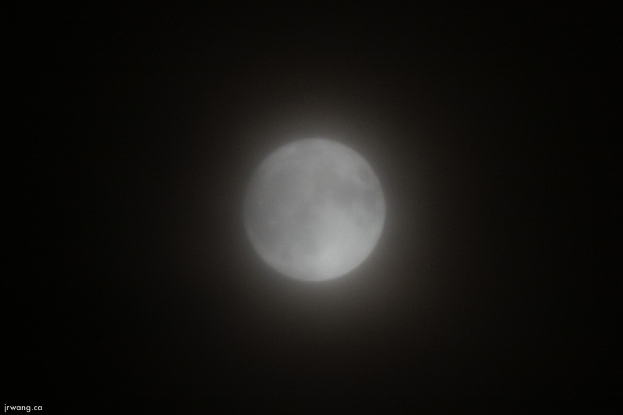 Cloudy Supermoon